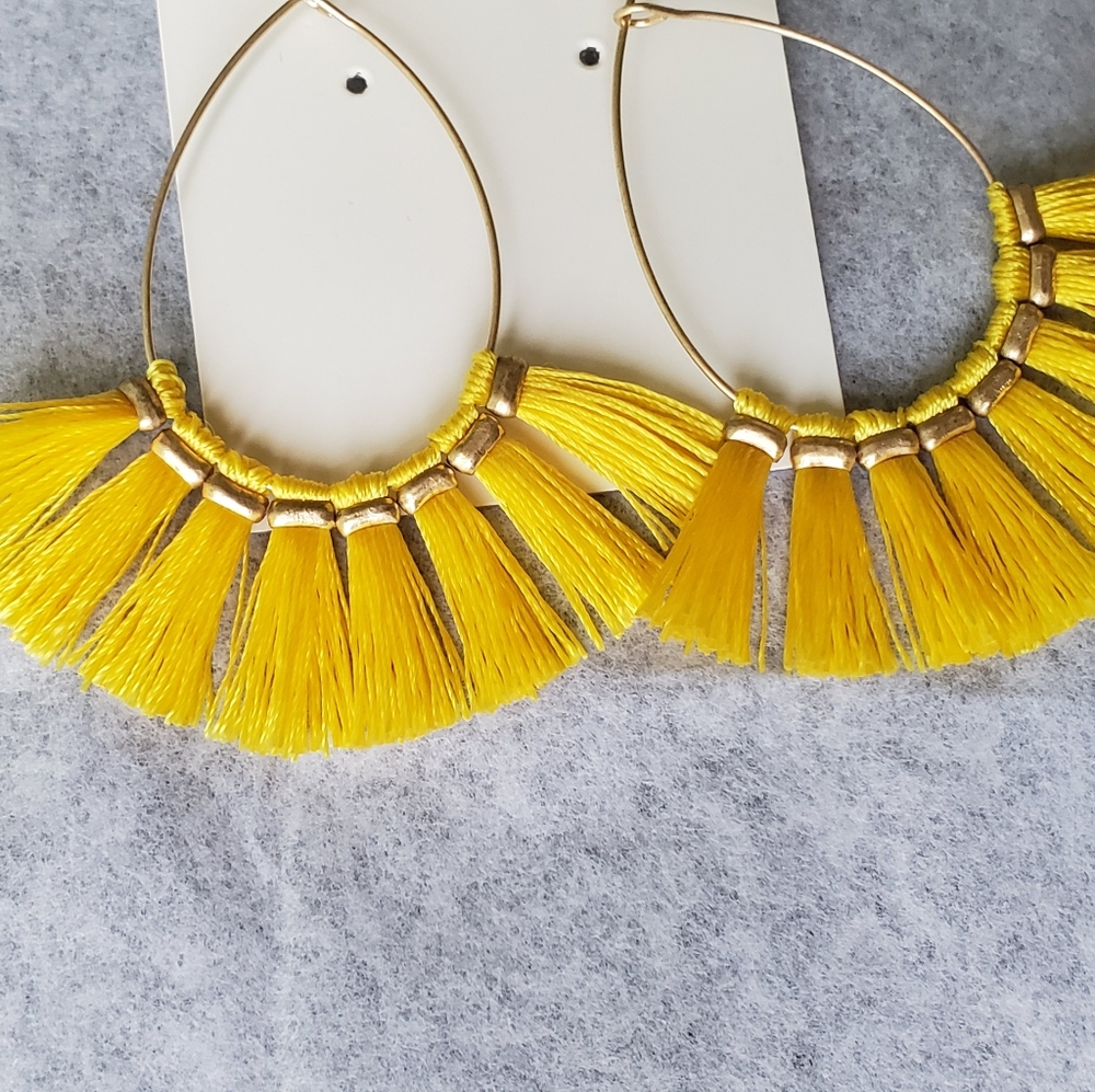 Francesca's tassle earrings - Picture 2 of 2